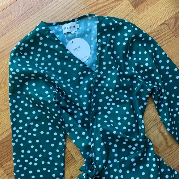 Verge Girl Green Dress NWT - Picture 5 of 6